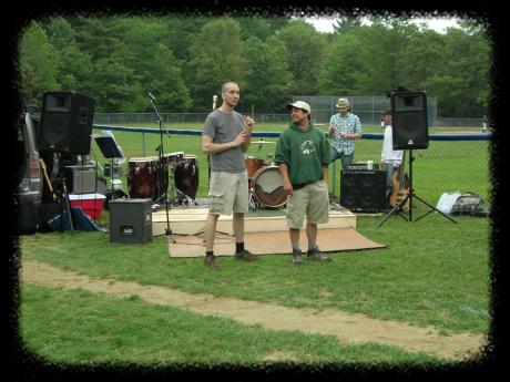 Music Director Getting The Stage Set