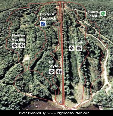 Highland Mountain Bike Park (Map Date: 2006)